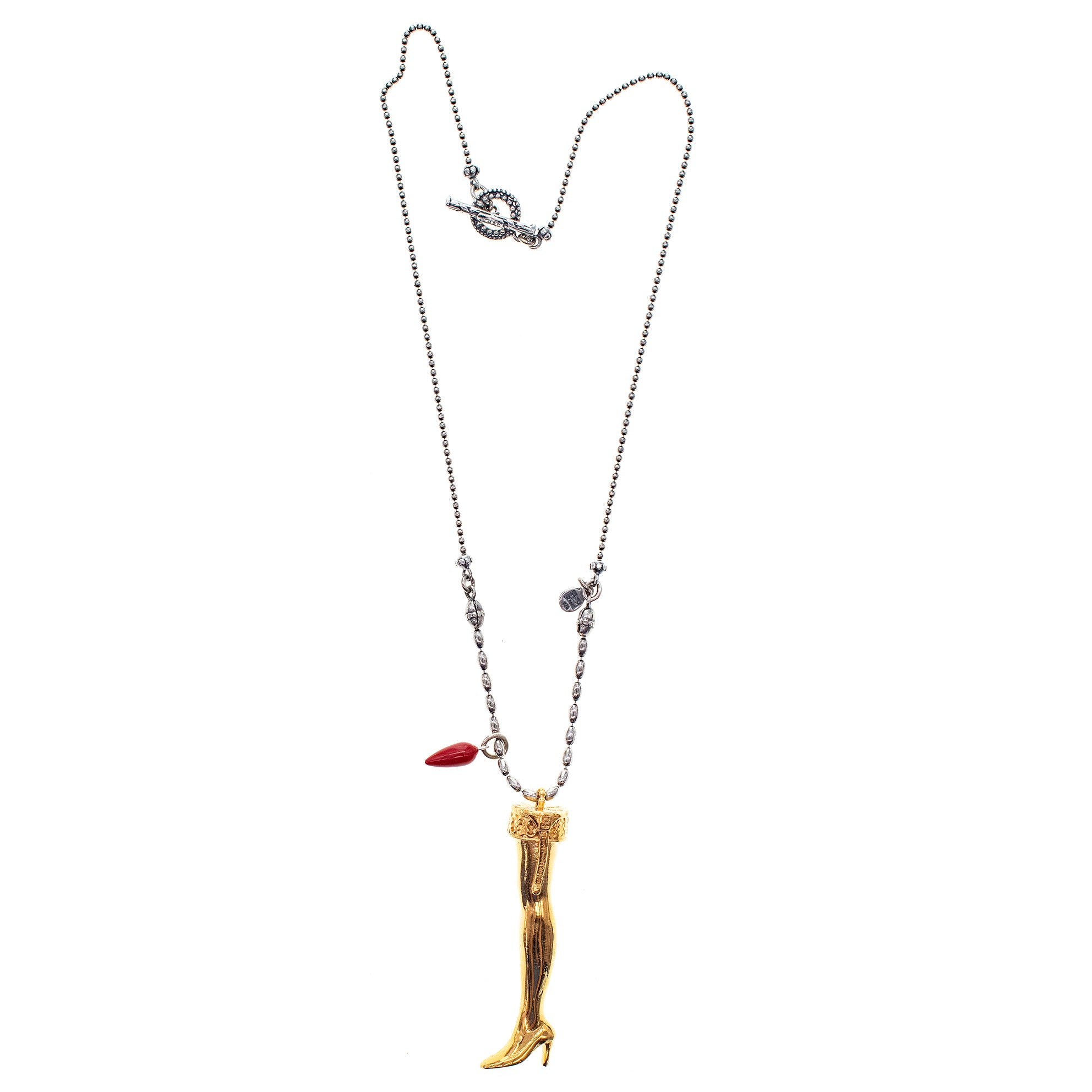 Leg Necklace – Sterling Silver – Gem Kingdom