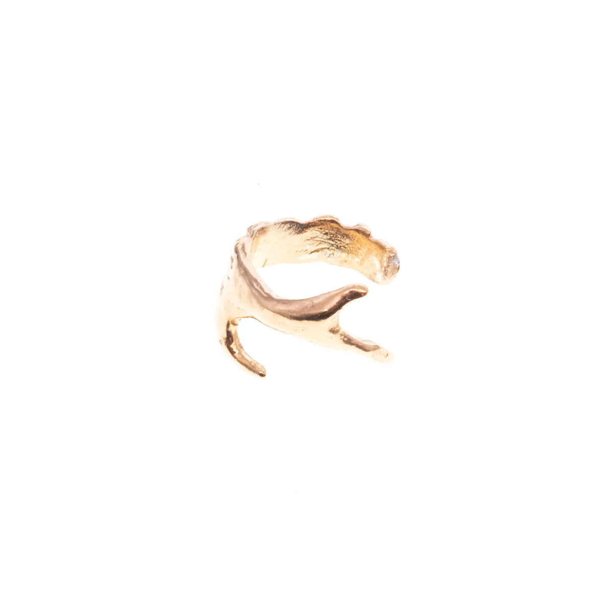 Antler Gold Plated Ear Cuff