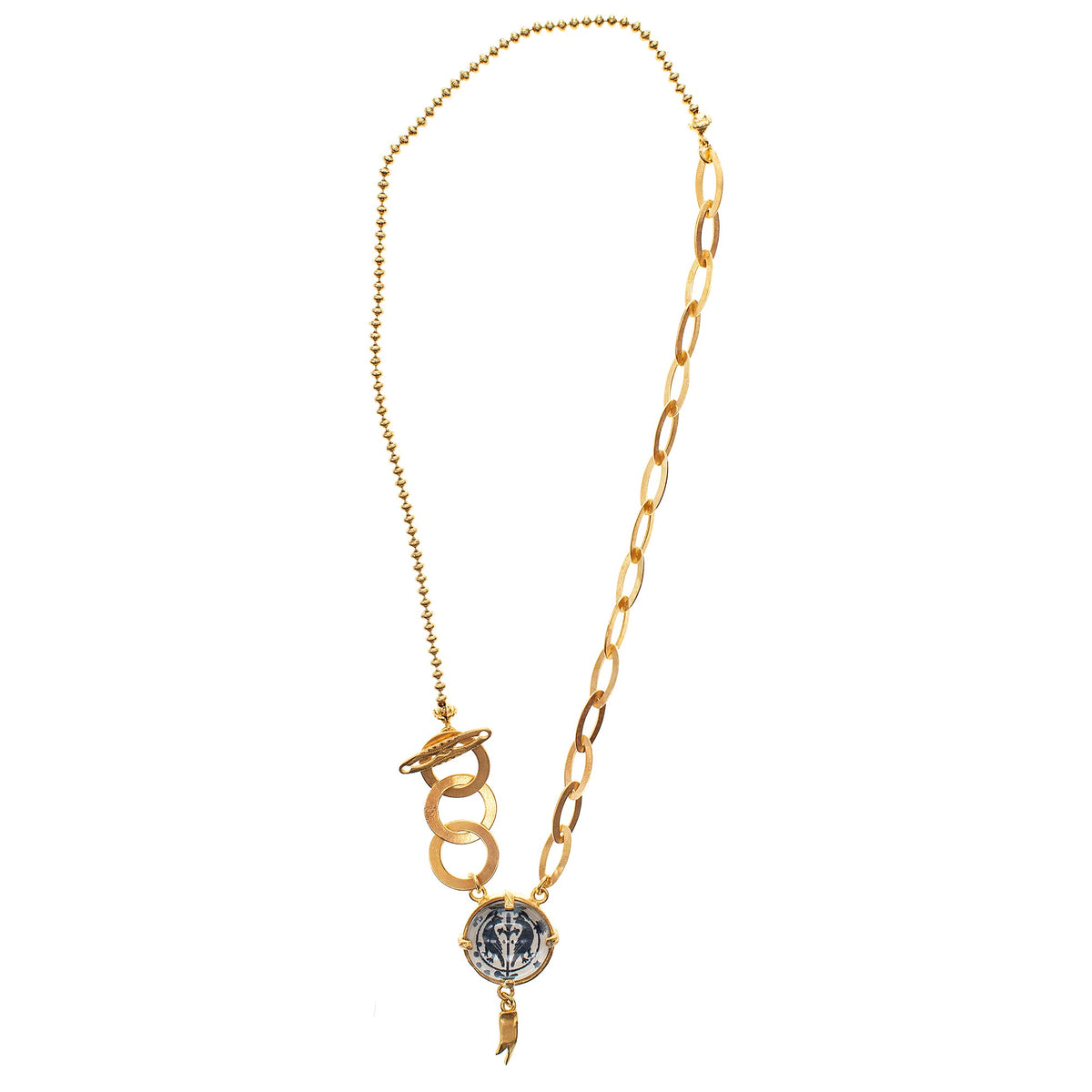 Love Birds Necklace – Gold Plated – Gem Kingdom