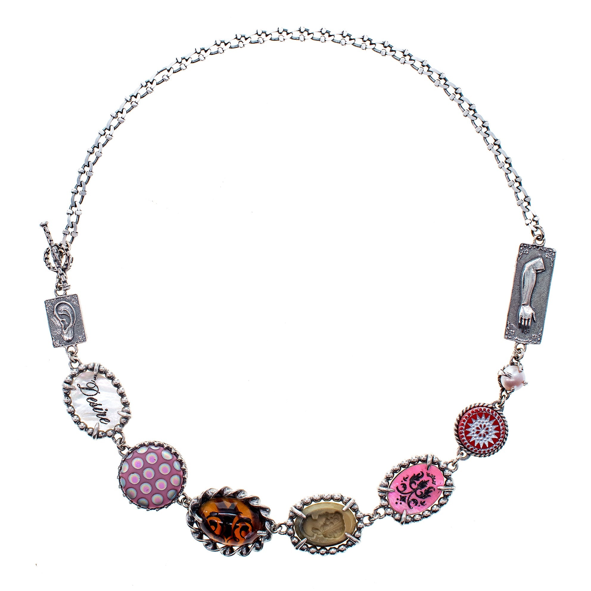 Desire Collar Necklace – Sterling Silver – Gem Kingdom
