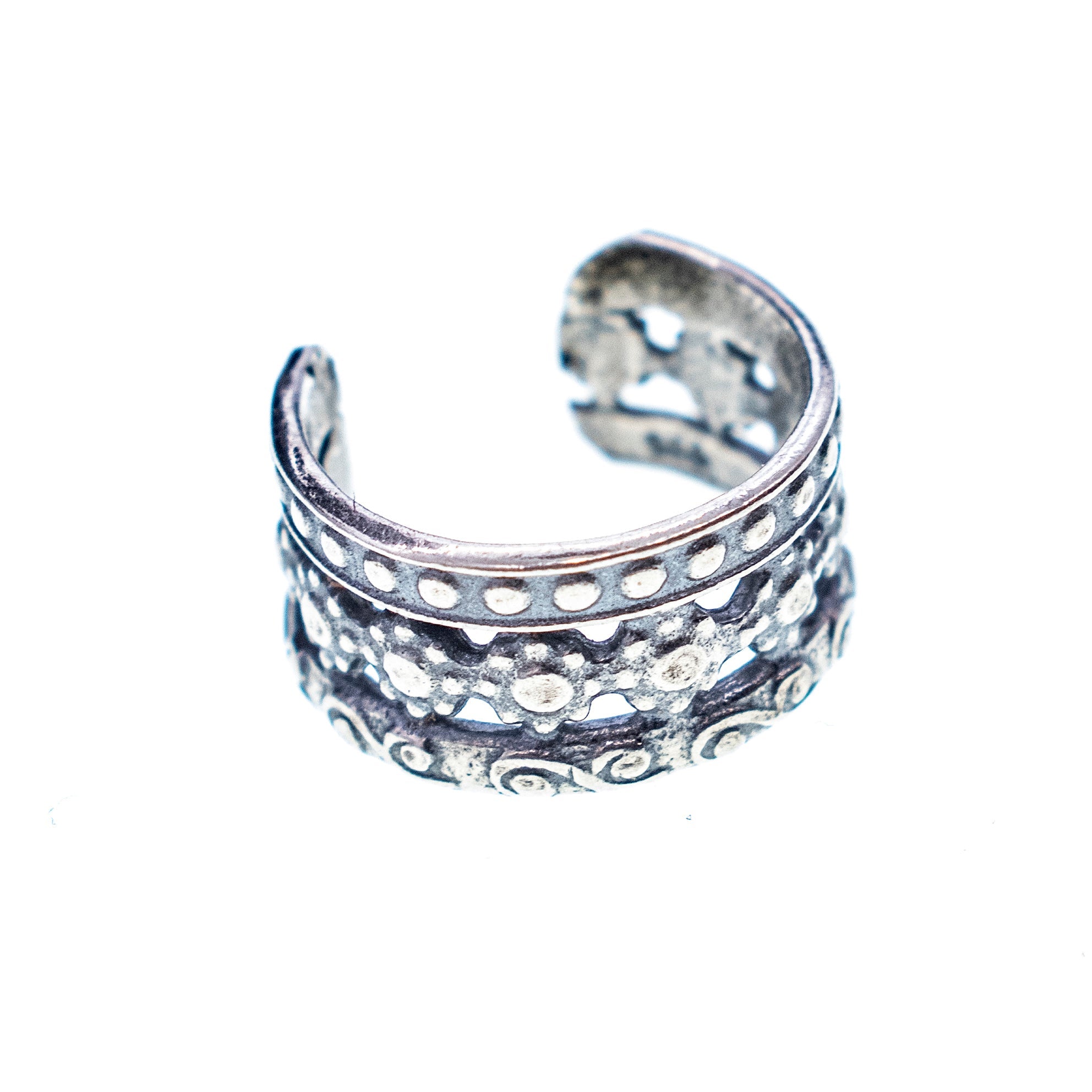 Starry Dot Sterling Silver Ear Cuff – Sterling Silver – Gem Kingdom