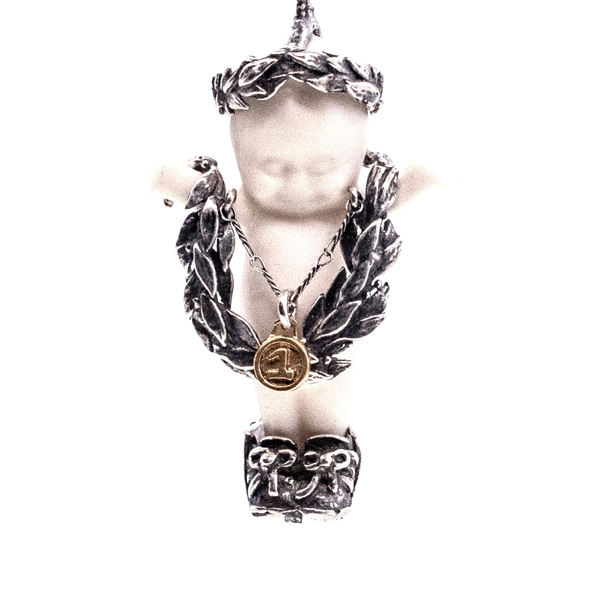 Olympia White And Silver Necklace – Sterling Silver – Gem Kingdom