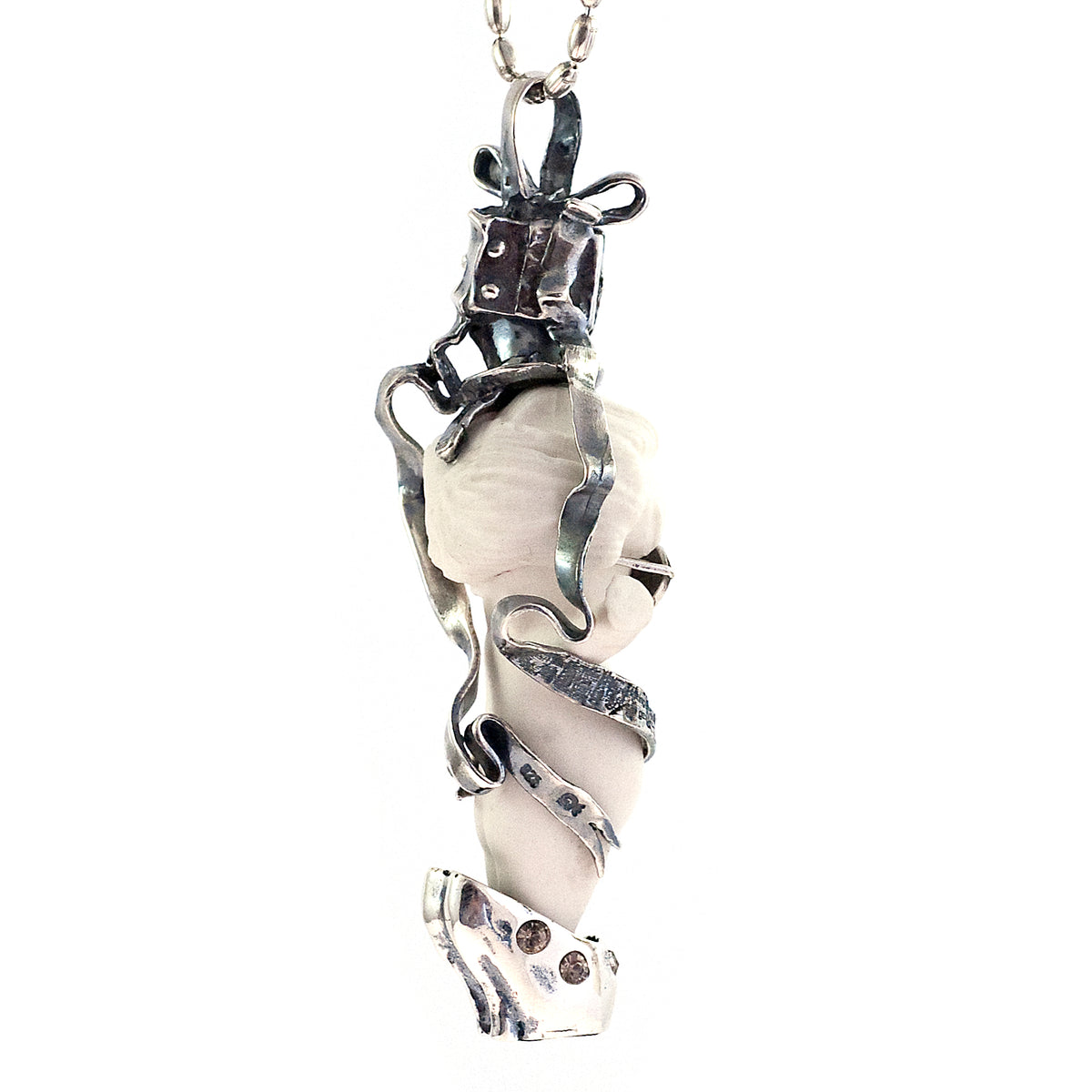 "Tokyo Girl" Ketting Wit En Zilver – Zilver – Gem Kingdom
