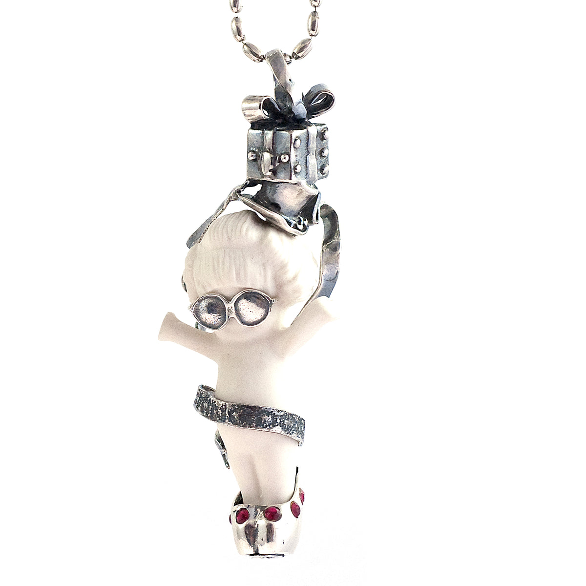 "Tokyo Girl" Ketting Wit En Zilver – Zilver – Gem Kingdom